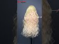 vipsister 613 blonde raw human hair transparent 13×6 frontal wig body wave hair blondehair