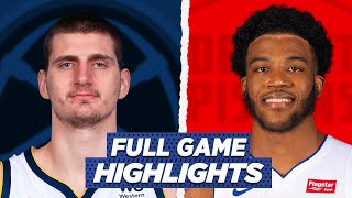 NUGGETS vs PISTONS FULL GAME HIGHLIGHTS | 2021 NBA SEASON