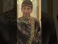 Gamelan Ojo dibandingke dari ISI Surakarta mengiringi Malam Resepsi Pernikahan Kaesang dan Erina