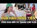 Thuỳ Tiên và Quang Linh Vlog công khai nắm tay, xác nhận đang trong mối quan hệ đặc biệt