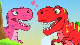 Dinosaur Songs For Kids | T Rex Family | Tyrannosaurus - Spinosaurus - Brachiosaurus