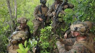 U.S. Marines with 3d LCT conducts infantry training during Pololu Strike