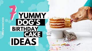 Top 7 QUICK & EASY home made dog cake ideas to try on your dog's birthday || Monkoodog