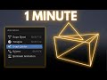 Animate a Hand Held Camera in Blender in 1 Minute!