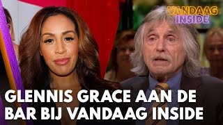 Johan onthult: Glennis Grace vrijdagavond aan de bar bij Vandaag Inside | VANDAAG INSIDE