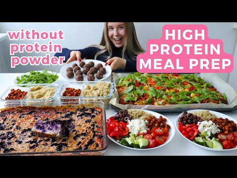 Super Easy High protein Meal Prep 100G protein per day!