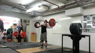 211kg front squat pb, 120kg power snatch, 140kg power clean and jerk