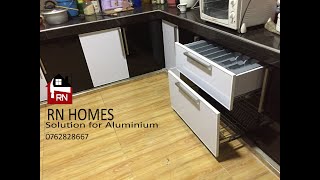 Aluminium Pantry cupboard I Kitchen cabinet l Kitchen storerage l Modern House l Kitchen idea