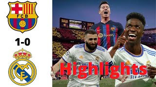 Barcelona vs Real Madrid today|extended highlights|Raphinha briliant goal@crazyforfootball594