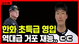 [야구 IN] 한화 이글스 외야진의 거포재능 신인 등장! 2025 시즌 포텐 터질까? #야구 #프로야구 #kbo #한화이글스 #김경문