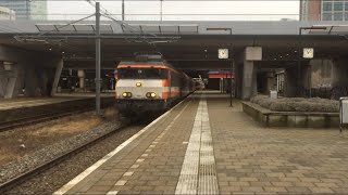 Railexperts loc 9901 komt (met een kleine vonk) met Alpen Express door Amsterdam Sloterdijk!