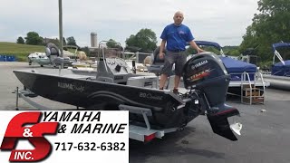 New 2020 Alumacraft 20 Bay Coastal, 20' Center Console fishing boat @ F \u0026 S Yamaha and Marine