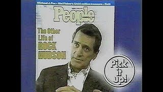 People Magazine Commercial, Rock Hudson, August 1985