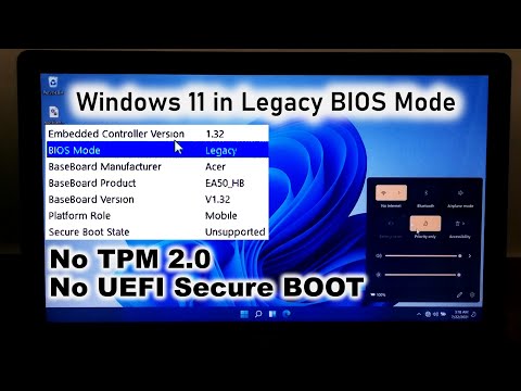 How To Upgrade to Windows 11 on Legacy BIOS Based Computer Without TPM 2.0