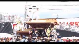 2015/9/18岸和田だんじり祭 試験曳き(カンカン場)Danjiri Matsuri2015