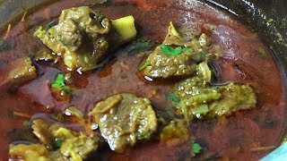 పల్లెటూరు స్టైల్ లో మటన్ కర్రీ||village style mutton curry