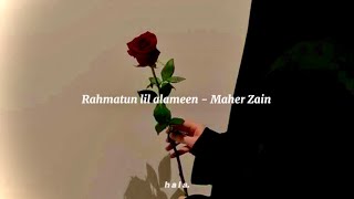 Rahmatun lil alameen// sped up (vocals only+ English/Arabic lyrics)