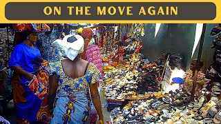 Market Walk Through the Grand Marche in Lome, Togo AND the Sacred Heart Cathedral