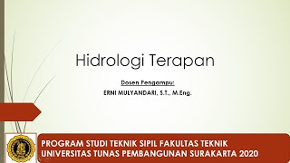 Pembahasan Hidrograf Satuan