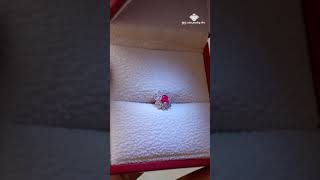 Ruby Nose Pin Designs for an Exotic Look | Red Ruby Diamond nose-pin| Diamond Nose-pin Bangladesh |