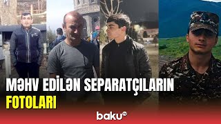 Ordumuzun məhv etdiyi erməni separatçıların görüntüləri