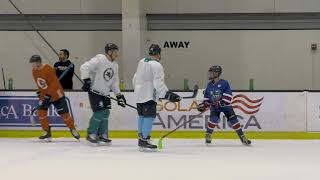 Moonwalk Kid Teaches Meier and Labanc How To Celly