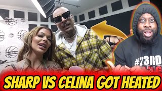 Celina Powell Crosses The Line with Sharp After Her Interview | @NoJumper | #23rdReactions