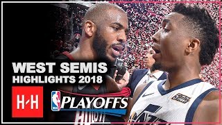 Donovan Mitchell  Series Highlights vs Houston Rockets | 2018 NBA Playoffs WSCF