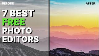 7 Best FREE Photo Editors (2021) ~ Photoshop Alternatives