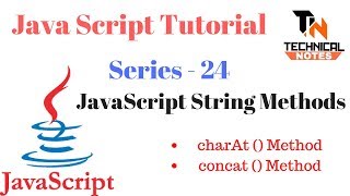 charAt() and concat() method in javascript