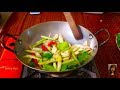 Traditional Food - How To Make Sweet And Sour Chicken Soup With Lemon Grass And Morning Glories