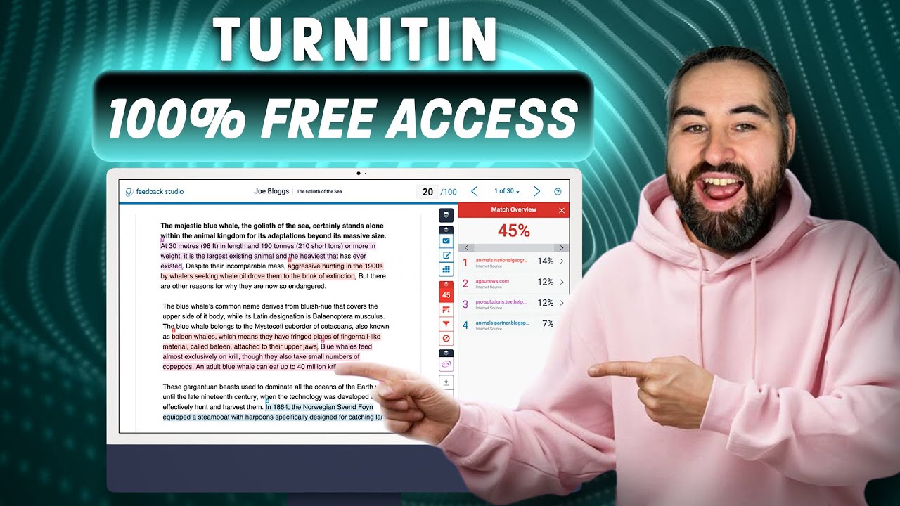 🔥How To Use Turnitin AI Detection Checker For FREE - YouTube