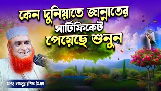 কেন দুনিয়াতে জান্নাতের সার্টিফিকেট পেয়েছে শুনুন । বজলুর রশিদের ওয়াজ । Bazlur Rashid Official