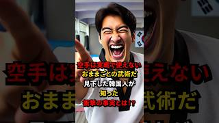 「空手は実践で使えないおままごとの武術だ」見下した韓国人が知った衝撃の事実とは！？#日本 #雑学 #韓国