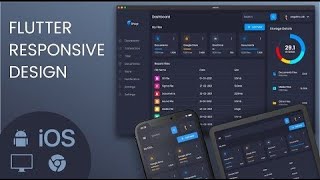 Responsive Admin Panel or Dashboard - Flutter UI - Speed Code