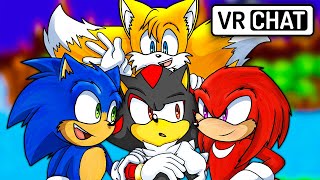 SHADOW MEETS TEAM MOVIE SONIC! (VR Chat)