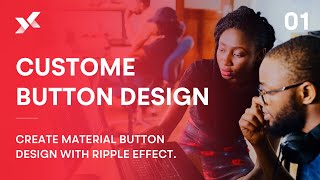 Custom Button In Android Using JAVA | By Appxcode