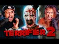 TERRIFIER 2 (2022) MOVIE REACTION - SIENNA IS THE MVP! - FIRST TIME WATCHING -REVIEW