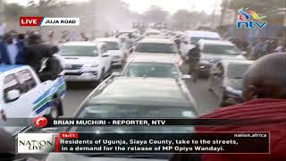 Standoff, teargas as Raila Odinga-led Azimio protesters attempt to get to Nairobi CBD via Juja Road