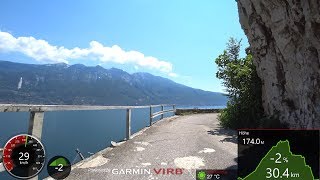 Best Cycling Workout Lake Garda Italy 4K Video Garmin