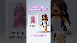 HURRY! GET FREE PINK HAIR NOW🩷 #roblox #flarentia #tutorial #shorts #freerobloxhair