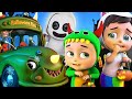 Spooky Bus | Halloween Songs | Spooky Nursery Rhymes | Scary Cartoon Videos | Children's Music