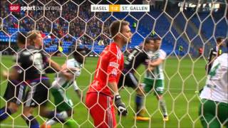 FC Basel vs. FC St.Gallen (4:2) - 13.03.2016 - Highlights
