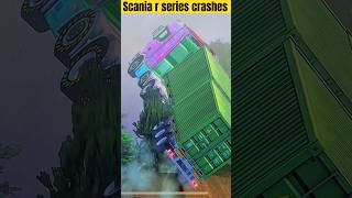 Scania r series turning crashes #truckersofeurope3 #update #shortvideo #shorts