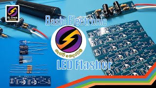 LED Flasher SL CRACK ගැජට් ගෙදරටම SL CRACK ELECTRONIK සිංහලෙන්ම Basic Electronic Sinhala