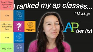 i ranked all of my ap classes... *unpopular opinions*