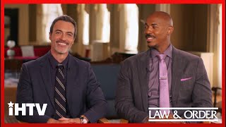 Law \u0026 Order Season 24 - Reid Scott and Mehcad Brooks On Set Interview | NBC