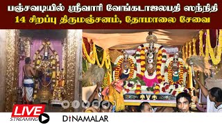 🔴Live: பஞ்சவடி ஸ்ரீவாரி வேங்கடாஜலபதி ஸந்நிதி - 14 சிறப்பு திருமஞ்சனம், தோமாலை சேவை