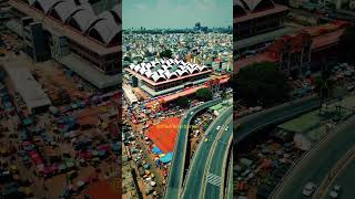 KR Market, Bengaluru #bangalore #bengaluru #india #bangalorevlogs #drone #city #cityscape #natgeo