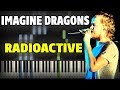 Imagine Dragons - Radioactive Piano Tutorial (Sheet Music + midi)